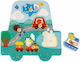 Wooden Kids Peg Puzzle Little Racers for 1.5+ years+ Years 5pcs Janod