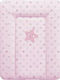 Lorelli Soft Changing Pad Stars made of Fabric Stars Pink 50x70cm