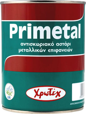 Χρωτέχ Primetal 60 Amorsă anticorozivă pentru metale Alb Potrivit pentru Metal 0.75lt