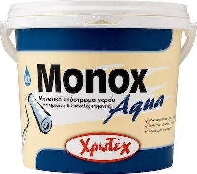 Χρωτέχ Monox Aqua Μονωτικό Υπόστρωμα Νερού για Δύσκολες Επιφάνειες Λευκό Κατάλληλο για Τοιχοποιία 10lt