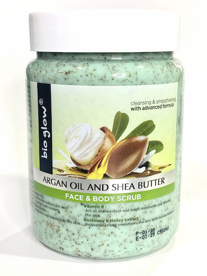 Bio Glow Scrub for Face & Body Argan Oil & Shea Butter 500ml