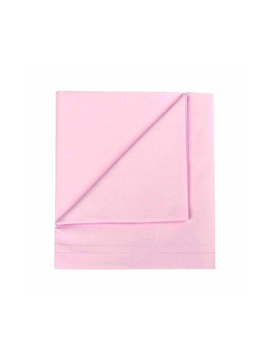 O Kosmos tou Morou Baby Crib Sheet Cotton Pink 120x180cm
