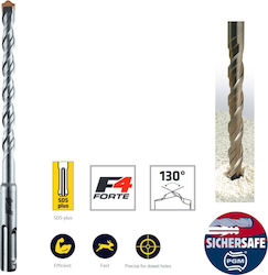 Alpen Drills F4 Forte Τρυπάνι με SDS Plus Στέλεχος για Δομικά Υλικά 7x100mm