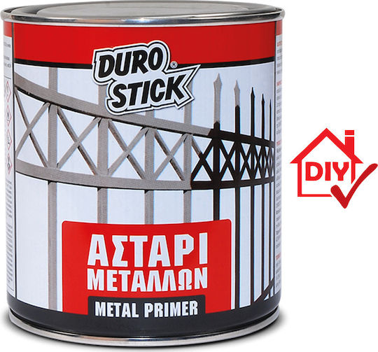 Durostick Metal Primer Αστάρι Γκρι Κατάλληλο για Μέταλλο 5kg