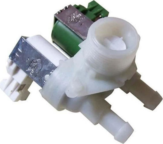 Βαλβίδα Διπλή Πλυντηρίου Ρούχων Ariston Indesit Whirlpool Original 90° 12mm 230v