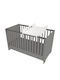 Casababy Σκληρή Αλλαξιέρα Smart από Ξύλο White για Κρεβάτι 44x82cm