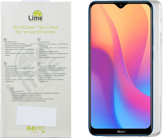 Lime Slimclear TPU Back Cover Σιλικόνης Διάφανο (Redmi 8A)