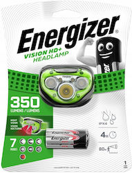 Energizer Headlamp LED Waterproof IPX4 with Maximum Brightness 350lm Vision HD + E300280600