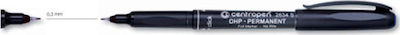 Centropen 2634 Transparency Marker 0.3mm Black 29538-09