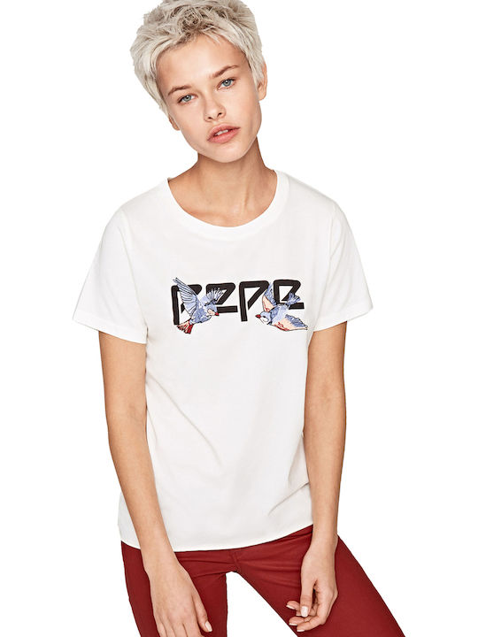 Pepe Jeans Diana Women's T-shirt White