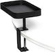 Espiel Rectangular Table Extension made of Metal in Black Color 20.5x12.5cm AST421 2pcs