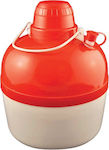 Homestyle Επενδεδυμένο Container with Faucet Thermos Plastic Orange 5lt with Handle 70201003