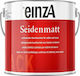 Einza Ριπολίνη Πολυουρεθανικό Διαλύτου Seidenmatt Buntlack 0.75lt Λευκό Σατινέ Ημιμάτ