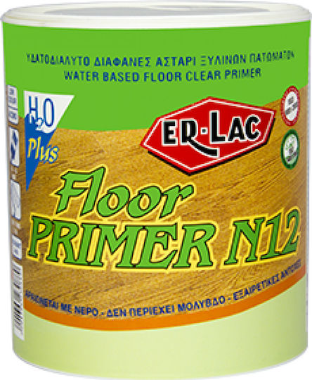 ER-LAC Floor Primer N12 Αστάρι Διάφανο Κατάλληλο για Ξύλο 1lt