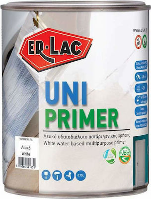 ER-LAC Uniprimer Grundierung Wildwasser-Fibel Weiß Geeignet für Nichteisen-Metalle / Holz / Kunststoff - PVC 0.75Es