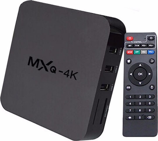 TV Box MXQ-4K 4K UHD with WiFi USB 2.0 2GB RAM and 16GB Storage Space with Operating System Android