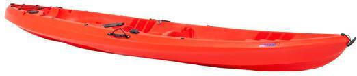 Seastar Captain II 28144 28144 Plastik-Kajak Meer 2 Personen Orange