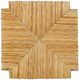 HomeMarkt Seat for Dining Room / Kitchen Chair Wicker 33x33x3.5cm Beige