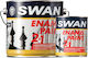 Swan Βερνικόχρωμα Διαλύτου Enamel Paint 2in1 0.75lt Λευκό Γυαλιστερό