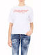 Γυνăcie T-shirt Alb
