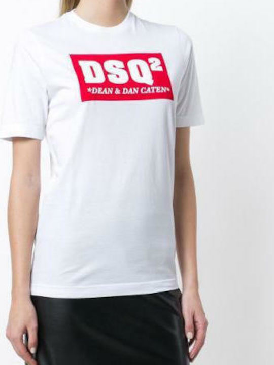Dsquared2 Γυναικείο T-shirt Λευκό