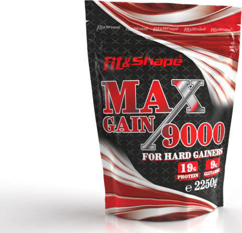 Fit & Shape Max Gain 9000 mit Geschmack Erdbeer-Milchshake 2.25kg
