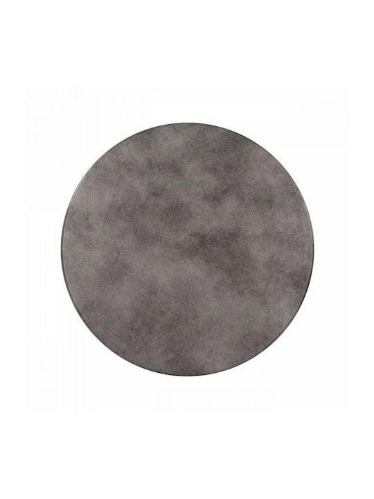 HomeMarkt Round Werzalit Table Surface Cement 6...