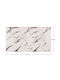 HomeMarkt Rectangular Table Surface Werzalit Marble White-Grey 120x80x3.5cm HM5630.11 1pcs