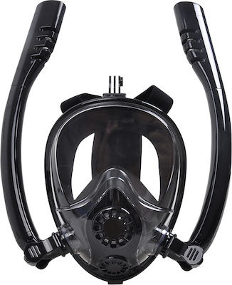 Campus Silicone Full Face Diving Mask Black Large Black 274-4443