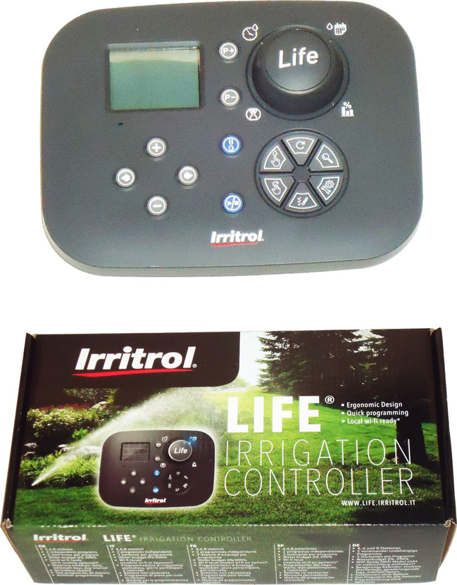 Programador eléctrico IRRITROL LIFE PLUS AC, de 4 a 16 estaciones, Wifi  opcional.