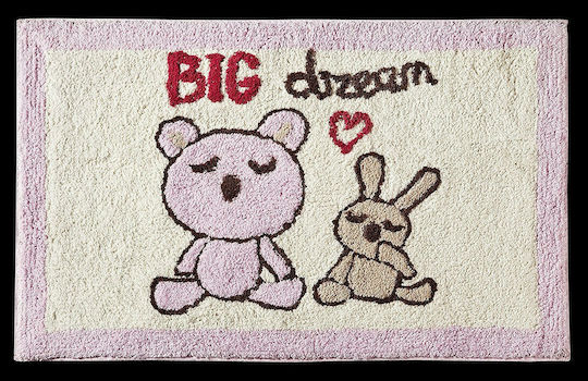 Nima Peekaboo Pim Grim 02 Kids Rug Cotton Roz 50x80cm