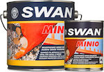 Swan Μίνιο Primer antioxidant pentru metal și lemn Portocaliu Potrivit pentru Metal / Lemn 2.5lt