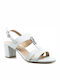 Caprice Anatomic Leather Women's Sandals White