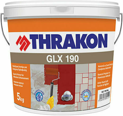 Thrakon GLX 190 Grundierung Quarz-Acryl-Haftgrundierung Geeignet für Baumaterialien / Gemäuer 5kg