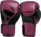 Hayabusa S4 Boxhandschuhe aus Kunstleder Rot Wein