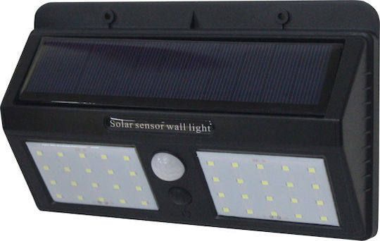 Optonica Wall Mounted Solar Light 1.5W Cold White 6000K with Photocell IP54