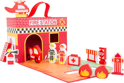 Small Foot Miniature Toy Fire Station