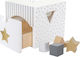 Jabadabado Shape Sorting Toy Box with Shapes made of Wood for 18++ Months