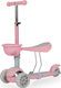 Moni Kids Scooter Bubblegum 3 in 1 3-Wheel with...