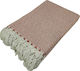 Le Blanc Diamond Sofa Throw 190x250cm Red