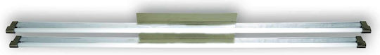 Home Lighting Deckenleuchte 120cm Silber mit Fassung E27