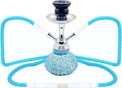Atomic Наргиле Mini Stones Blue Двойна Син 25см Atomic Наргиле Mini Stones Blue Двойна Син 25см