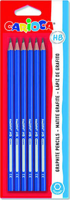 Carioca Graphite Pencil HB Blue 6pcs