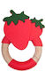 Nibbling Strawberry Teething Ring from Silicone for 3 Months+