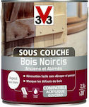 V33 Sous-Couche Avant Lasure Bois Noircis Renewal Water Primer pentru lemn înnegrit Potrivit pentru Lemn 0.5lt