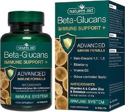 Natures Aid Immune Support+ wirh Beta Glucans 90 ταμπλέτες