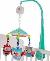 Kikka Boo Mobile for Cot with Music, Rotation, and Projector Owls for 0++ Months 31201010142