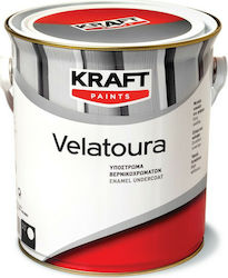 Kraft Velatoura Υπόστρωμα βερνικοχρωμάτων Λευκό Suitable for Wood 0.75lt