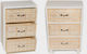 Wooden Small Chest of Drawers 20x12.5x30.5cm