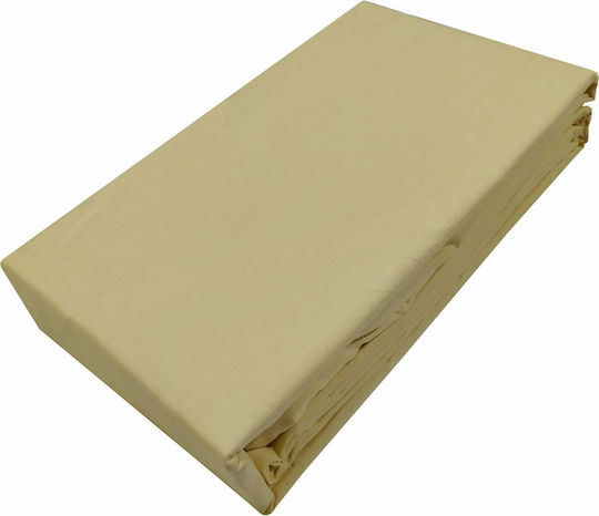 Le Blanc Чаршаф Кралица 250x270см. Светло жълто